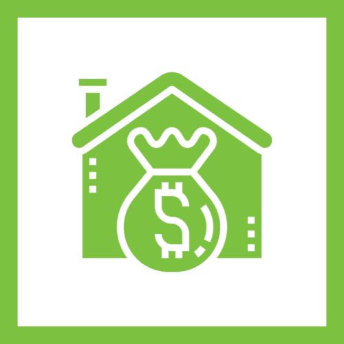 A green icon depicting a padlock with a keyhole, symbolizing security or privacy.